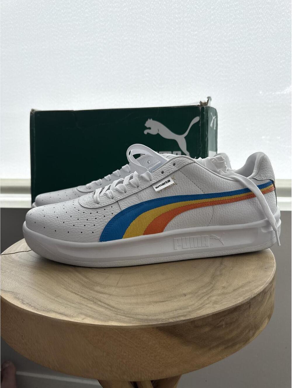 NIB Puma x Kenny Burns - SMARTA - Work Harder GV Special - White Sz. 13